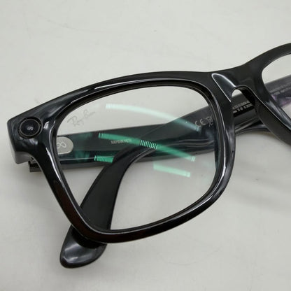 Ray-Ban Wayfarer Gen 2 Shiny Black Transitions Grey RW4012 AI Smart Glasses