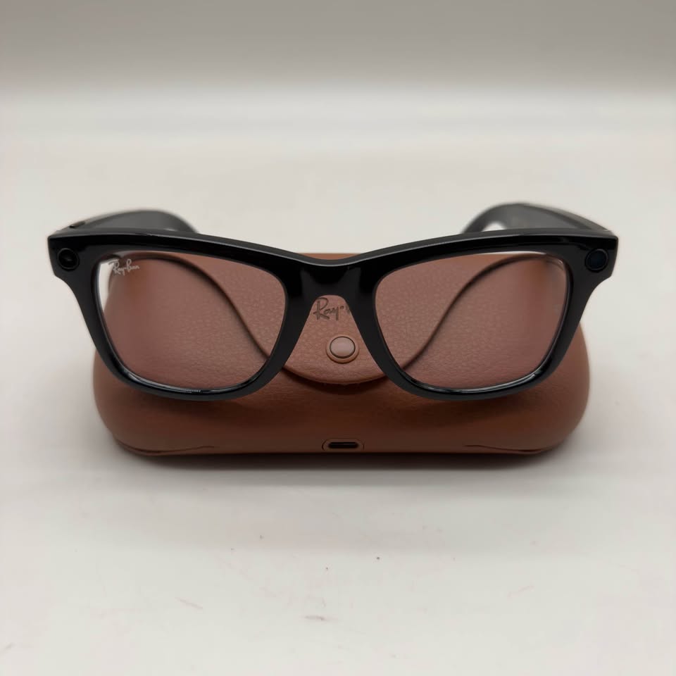 Ray-Ban Wayfarer Gen 2 Shiny Black Transitions Grey RW4012 AI Smart Glasses