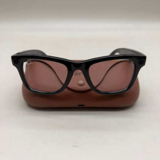Ray-Ban Wayfarer Gen 2 Shiny Black Transitions Grey RW4012 AI Smart Glasses